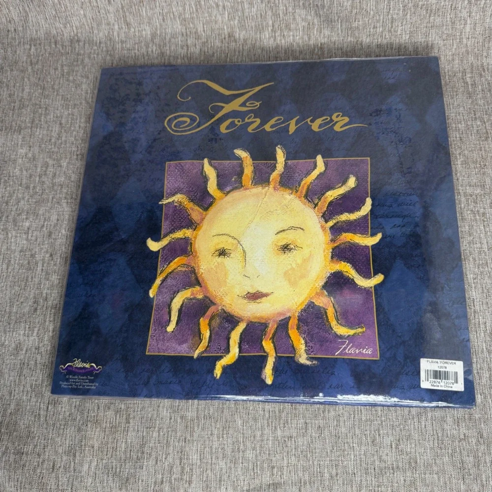 Flavia Weedn Forever Sun Large Square Photo Album Scrapbook 90s Celestial
